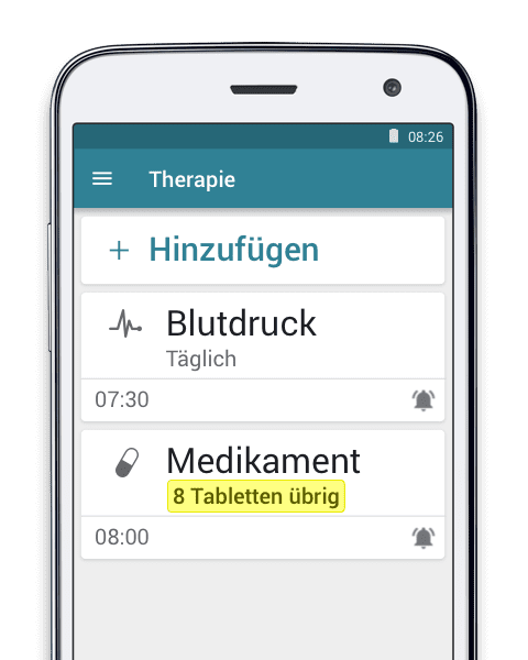 Barrierefreie App: MyTherapy unterstützt die Funktionen TalkBack und VoiceOver und ist daher komplett barrierefrei