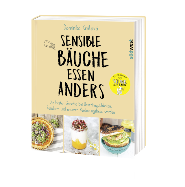 Umschlag Buch "Sensible Bäuche essen anders"