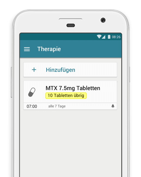 MyTherapy App für Rheuma