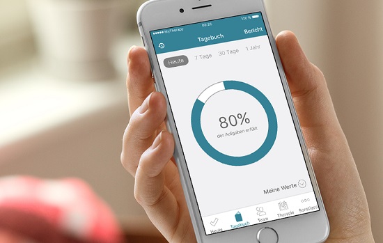 Eine App, mit der Hashimoto Patienten ihren Gesundheitszustand protokollieren können