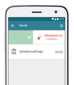 Die gesamte Therapie für Colitis Ulcerosa in einer App