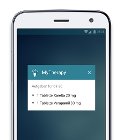 Eine App zur Unterstützung der Schlaganfall-Prävention: MyTherapy