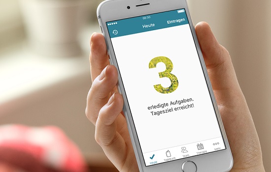 Eine App, mit der Angstpatienten ihren Gesundheitszustand protokollieren können