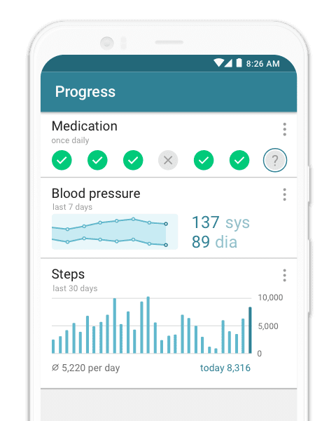 MyTherapy med reminder: Progress tracker screenshot