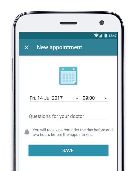 mytherapy appointment reminder