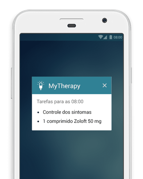 mytherapy app depressão lembretes medicação